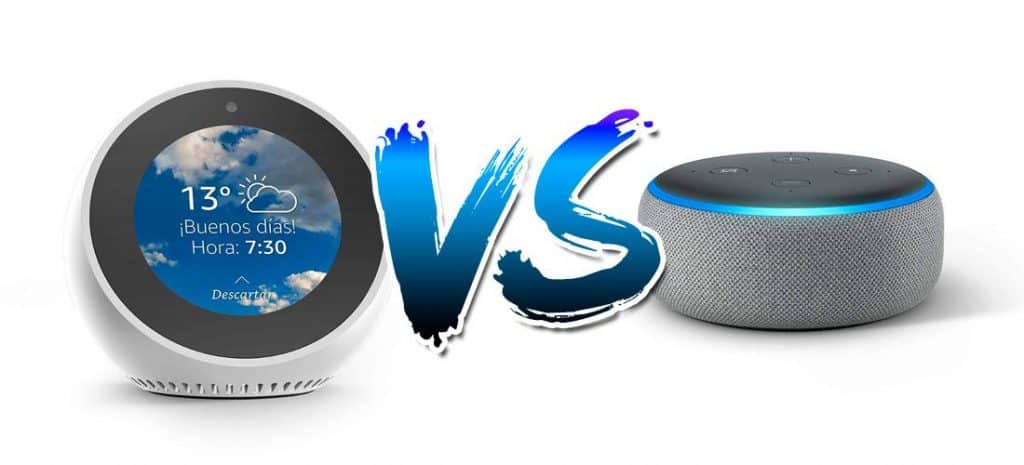 Amazon Echo Spot Vs Echo Dot 3ª Generación